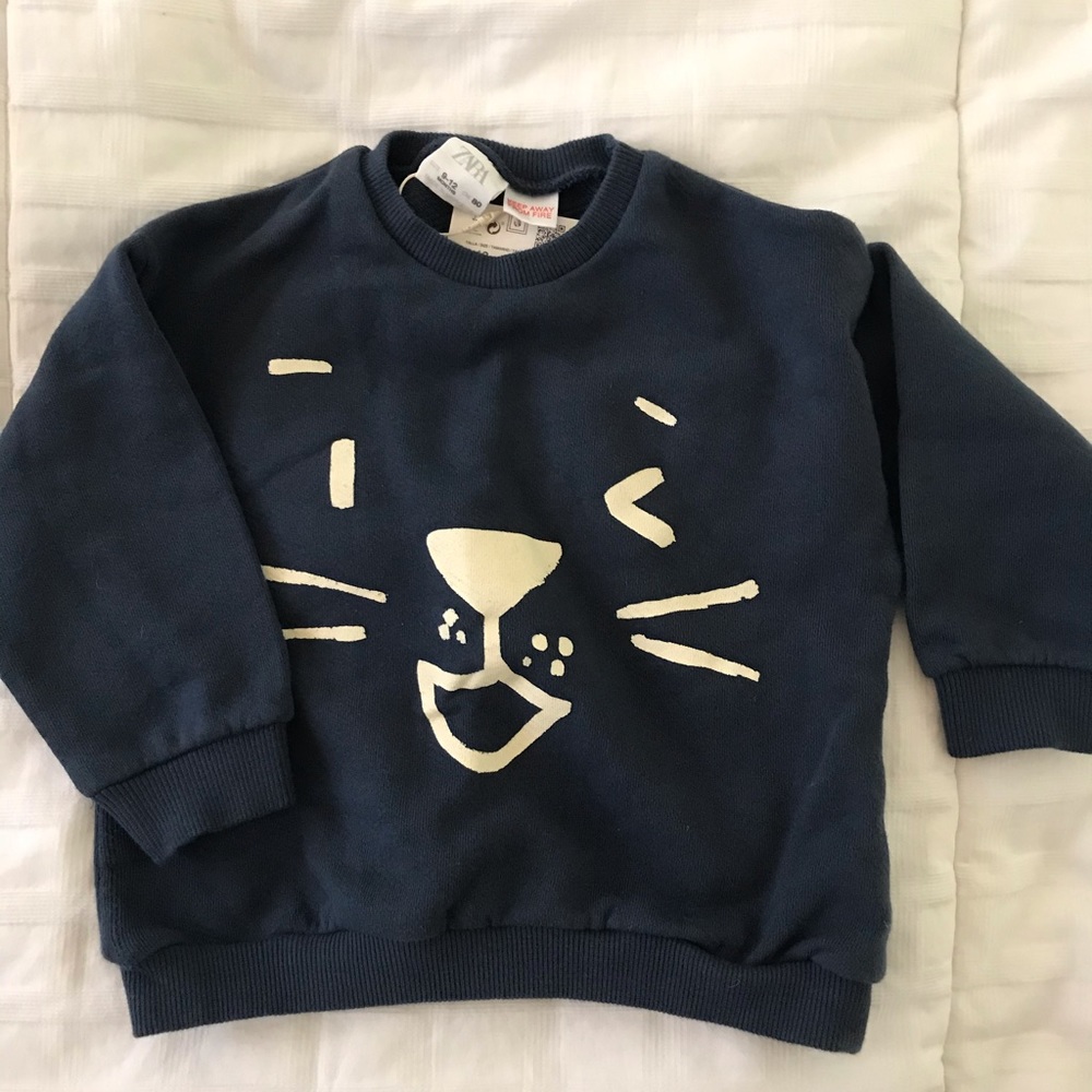 Zara Boys Navy Sweatshirt